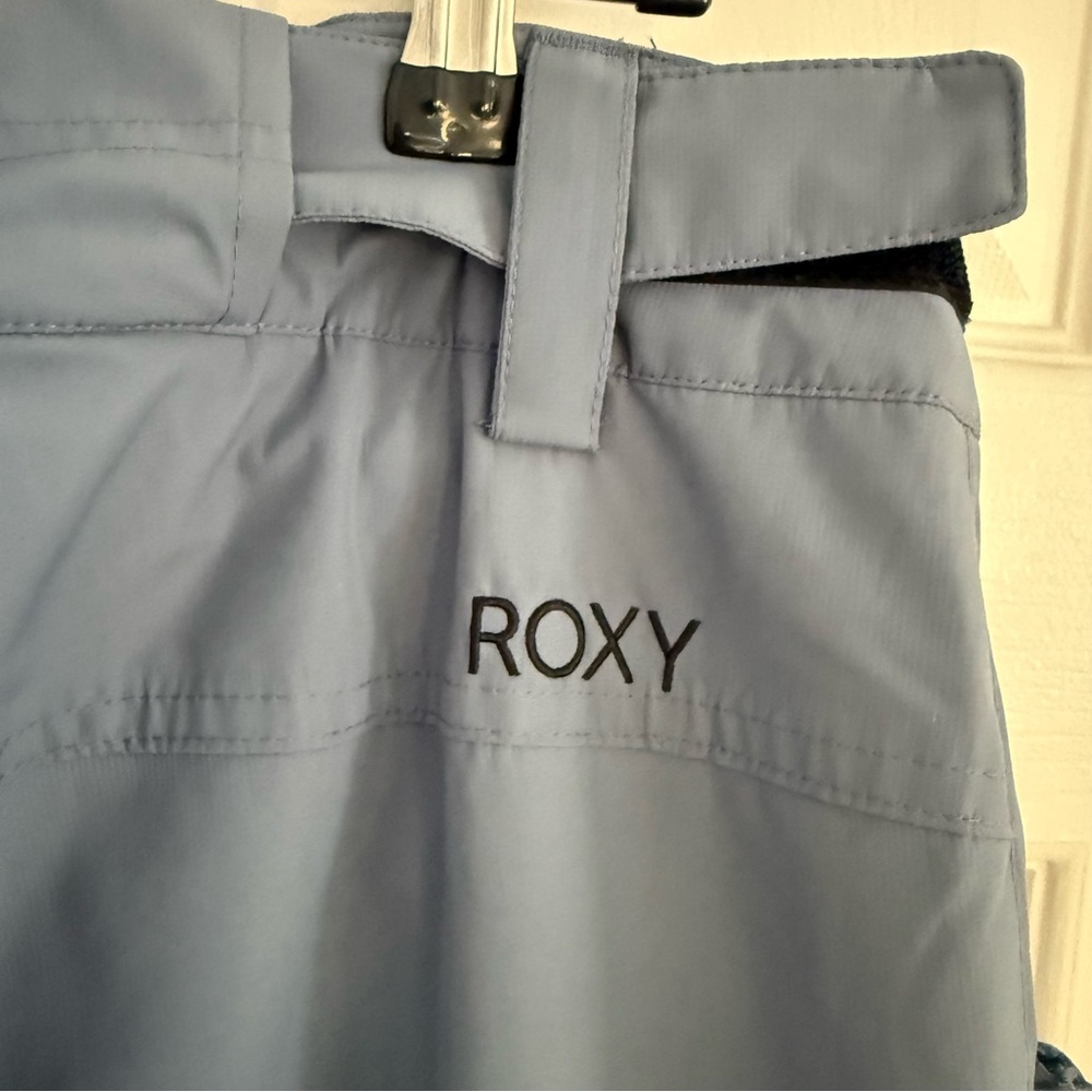 NWOT Roxy Blue Snow Pants Adjustable Waist Lightweight Size L - Picture 3 of 7